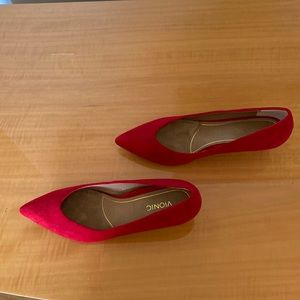 Vionic shoes. Red color. Make a statement